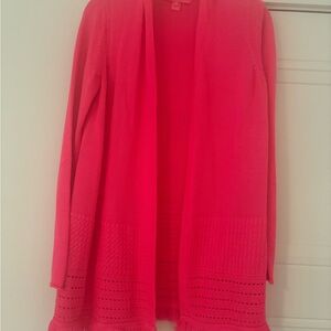 Lilly Pulitzer Vibrant Pink Cardigan